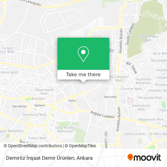 Demiröz İnşaat Demir Ürünleri map