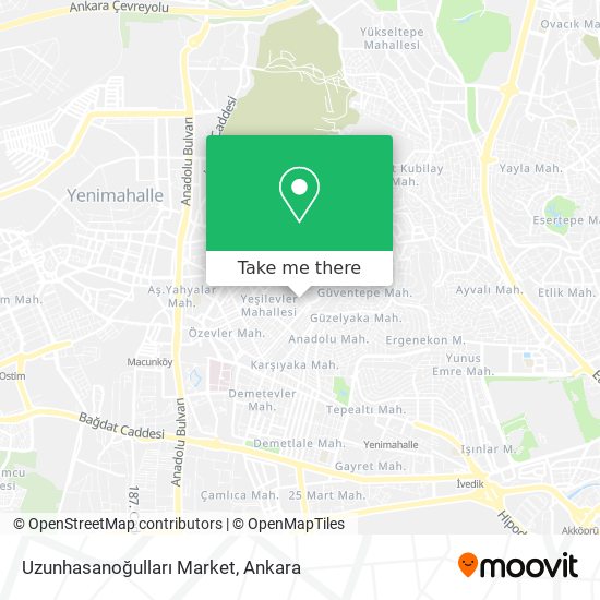 Uzunhasanoğulları Market map