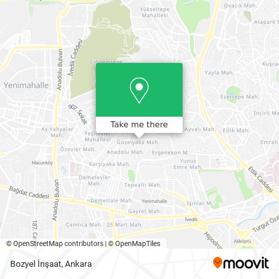 Bozyel İnşaat map