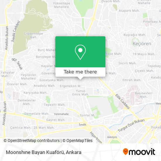 Moonshıne Bayan Kuaförü map