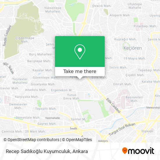 Recep Sadıkoğlu Kuyumculuk map