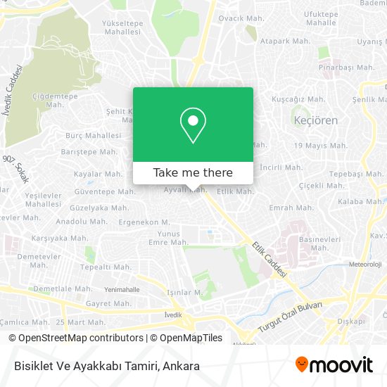 Bisiklet Ve Ayakkabı Tamiri map