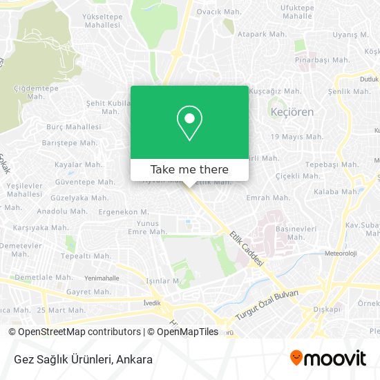 Gez Sağlık Ürünleri map