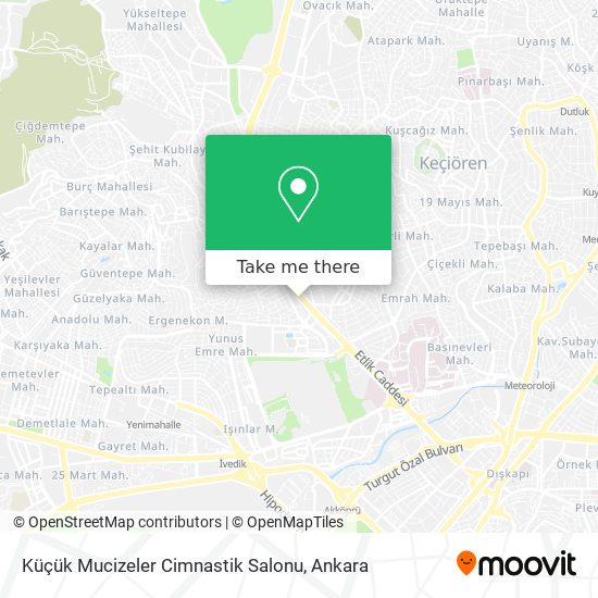 Küçük Mucizeler Cimnastik Salonu map