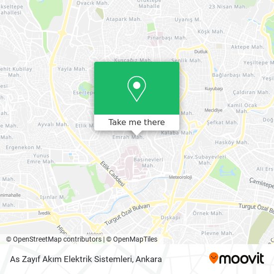 As Zayıf Akım Elektrik Sistemleri map