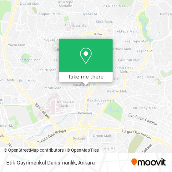 Etik Gayrimenkul Danışmanlık map