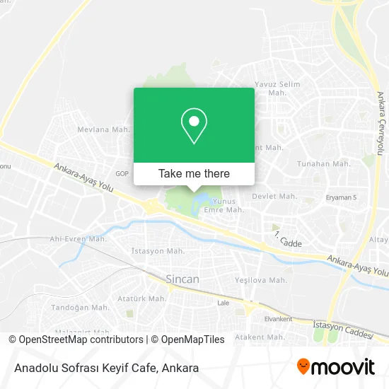 Anadolu Sofrası Keyif Cafe map