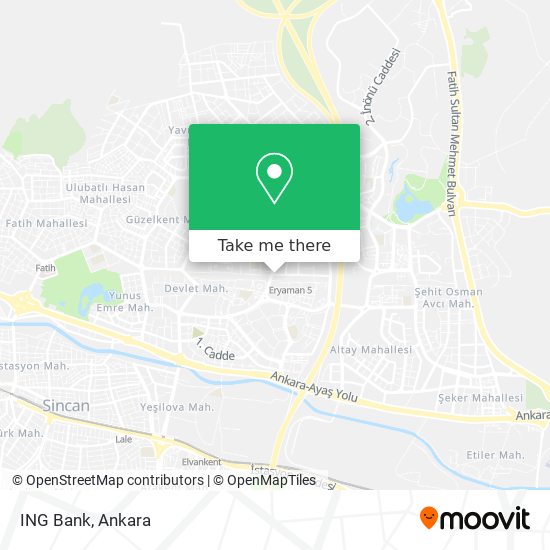 ING Bank map