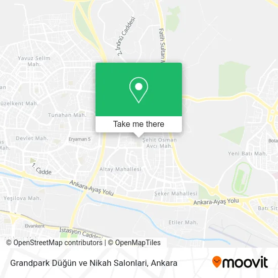Grandpark Düğün ve Nikah Salonlari map
