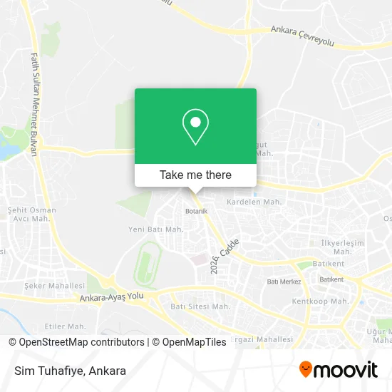 Sim Tuhafiye map