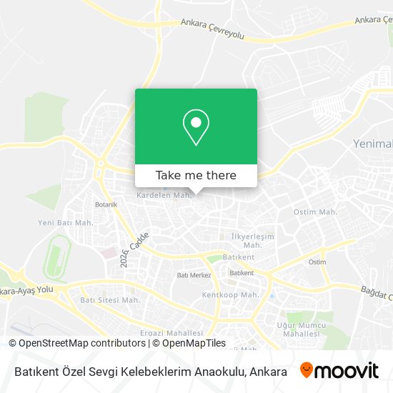 Batıkent Özel Sevgi Kelebeklerim Anaokulu map