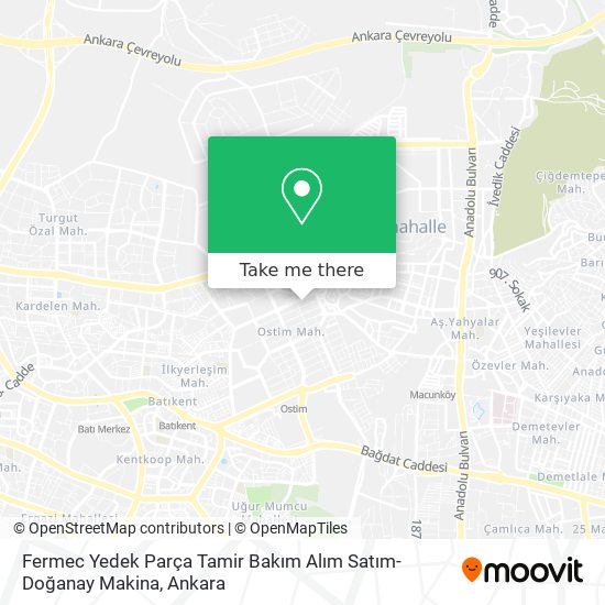 Fermec Yedek Parça Tamir Bakım Alım Satım-Doğanay Makina map