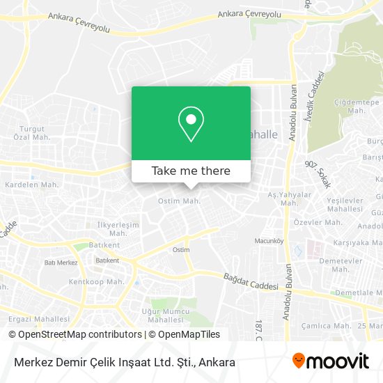 Merkez Demir Çelik Inşaat Ltd. Şti. map