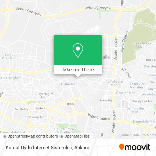 Karsat Uydu İnternet Sistemleri map
