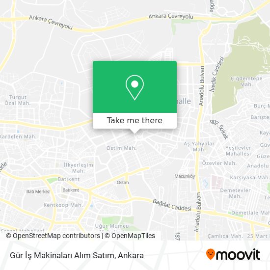 Gür İş Makinaları Alım Satım map