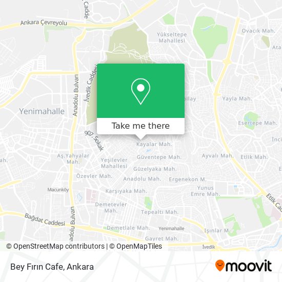 Bey Fırın Cafe map