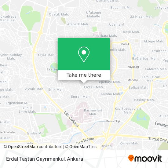 Erdal Taştan Gayrimenkul map