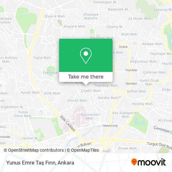 Yunus Emre Taş Fırın map