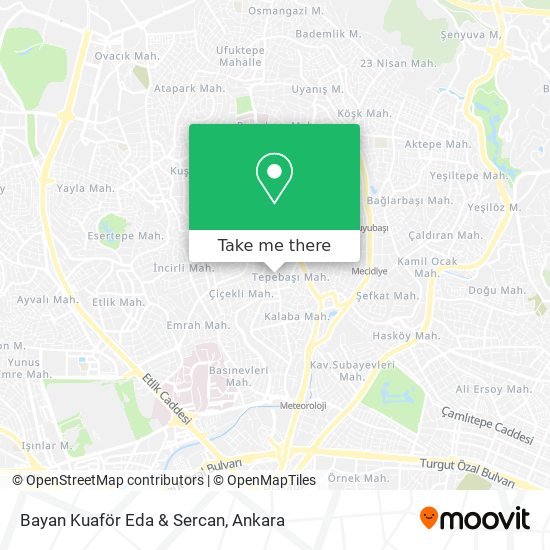 Bayan Kuaför Eda & Sercan map