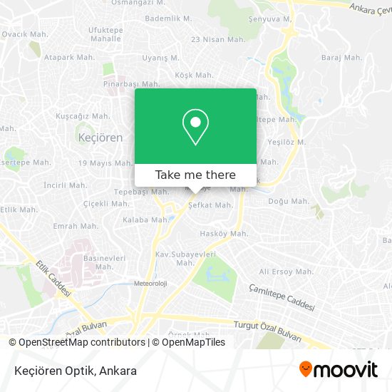 Keçiören Optik map