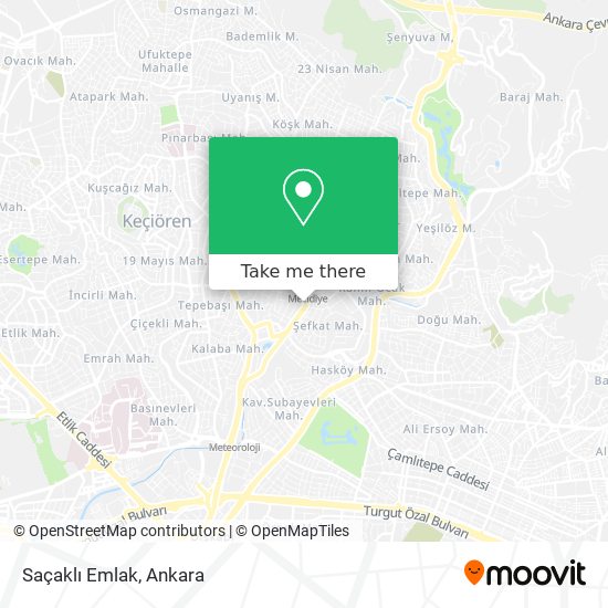 Saçaklı Emlak map