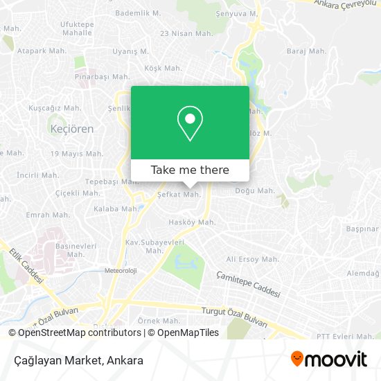 Çağlayan Market map