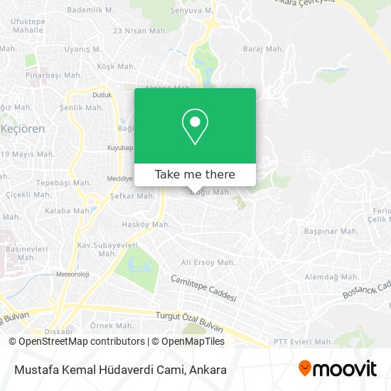 Mustafa Kemal Hüdaverdi Cami map