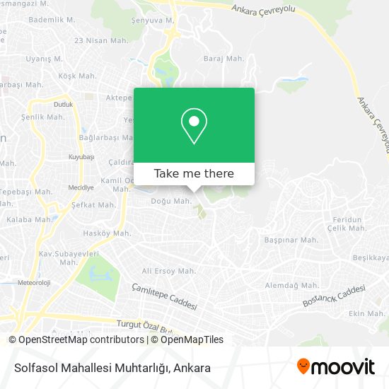 Solfasol Mahallesi Muhtarlığı map