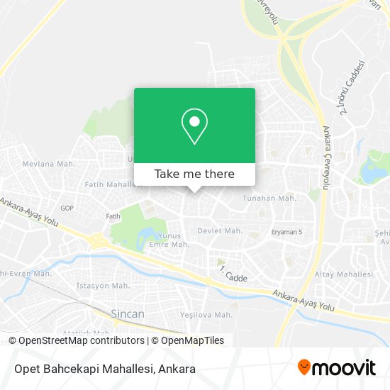 Opet Bahcekapi Mahallesi map
