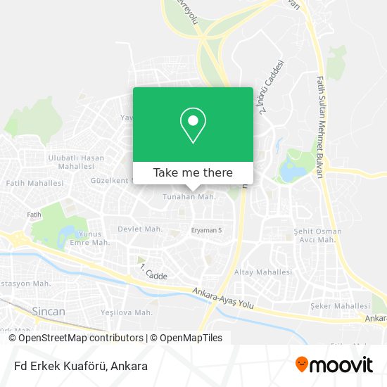 Fd Erkek Kuaförü map