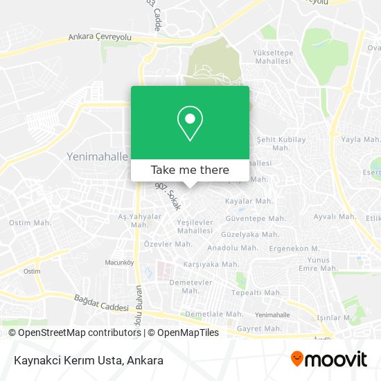 Kaynakci Kerım Usta map
