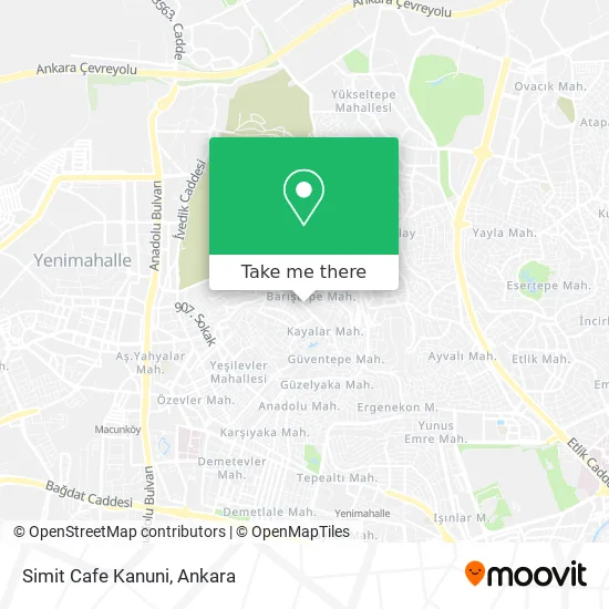 Simit Cafe Kanuni map