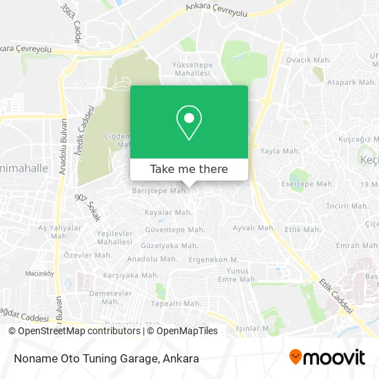 Noname Oto Tuning Garage map