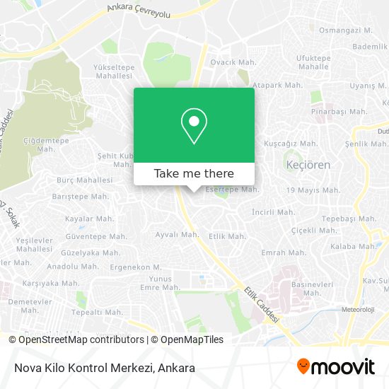 Nova Kilo Kontrol Merkezi map