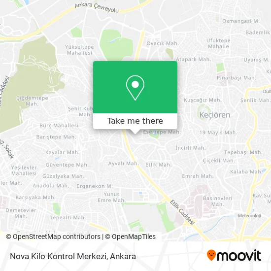 Nova Kilo Kontrol Merkezi map