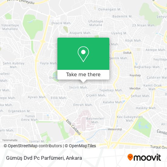 Gümüş Dvd Pc Parfümeri map