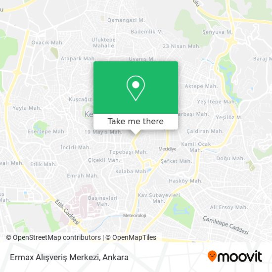 Ermax Alışveriş Merkezi map