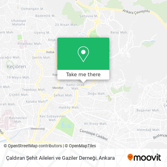 Çaldıran Şehit Aileleri ve Gaziler Derneği map