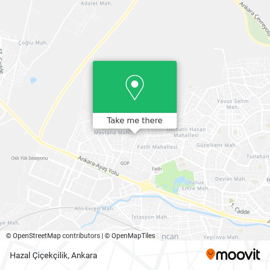 Hazal Çiçekçilik map