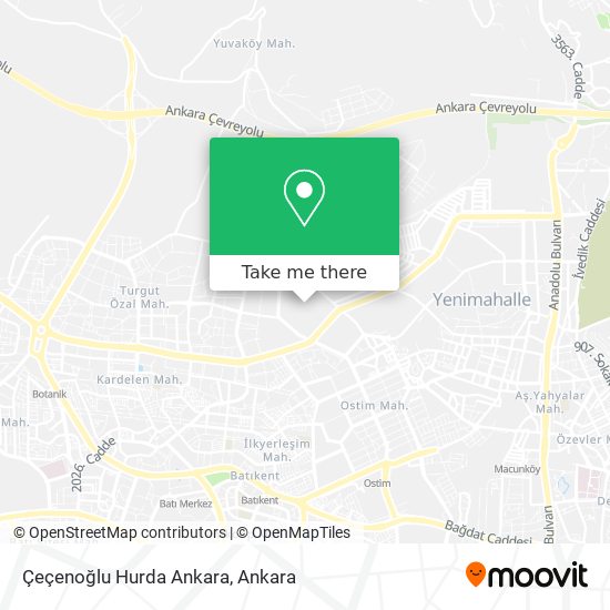 Çeçenoğlu Hurda Ankara map