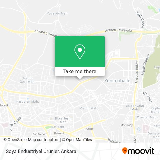 Soya Endüstriyel Ürünler map