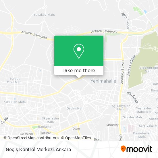 Geçiş Kontrol Merkezi map