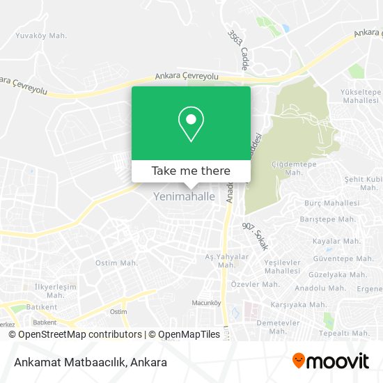 Ankamat Matbaacılık map