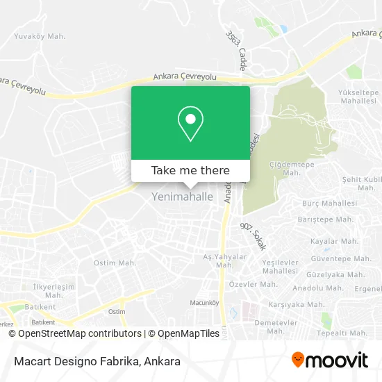 Macart Designo Fabrika map