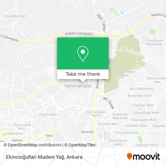 Ekincioğulları Madeni Yağ map
