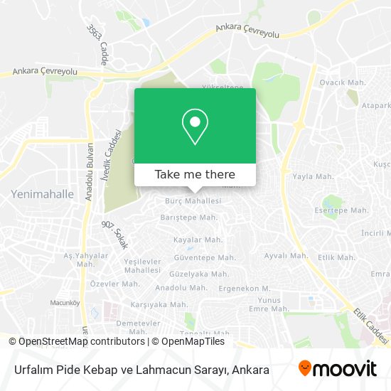 Urfalım Pide Kebap ve Lahmacun Sarayı map