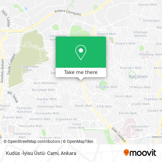 Kudüs -İyisu Üstü- Cami map