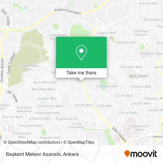 Başkent Meteor Asansör map