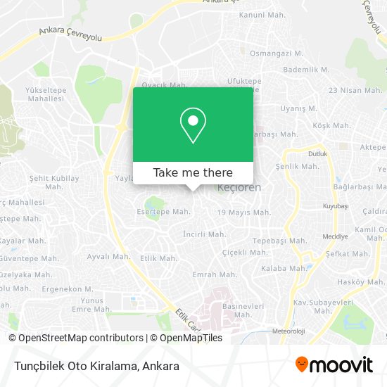 Tunçbilek Oto Kiralama map
