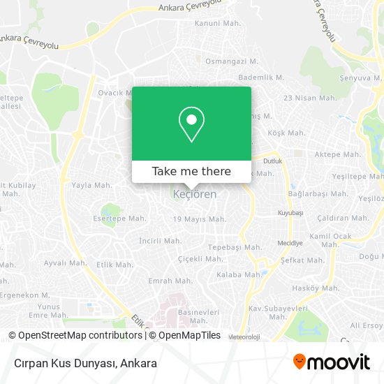 Cırpan Kus Dunyası map